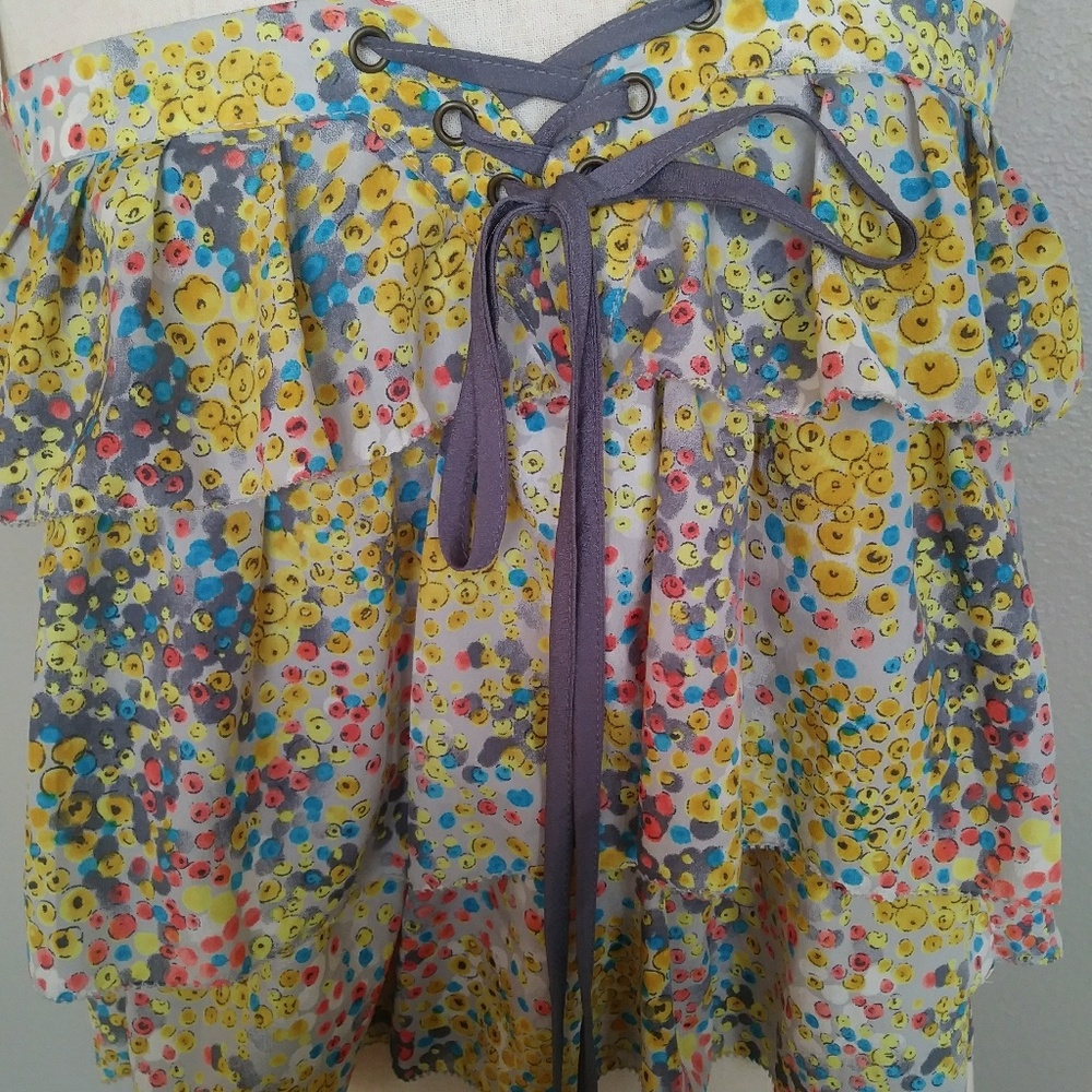 Festival lace adjustable halter